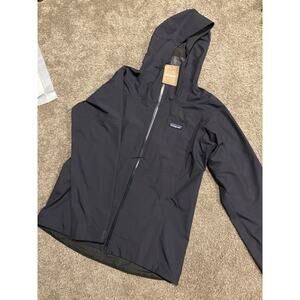 Patagonia Women's Medium GORE-TEX Boulder Fork Rain Jacket in Black